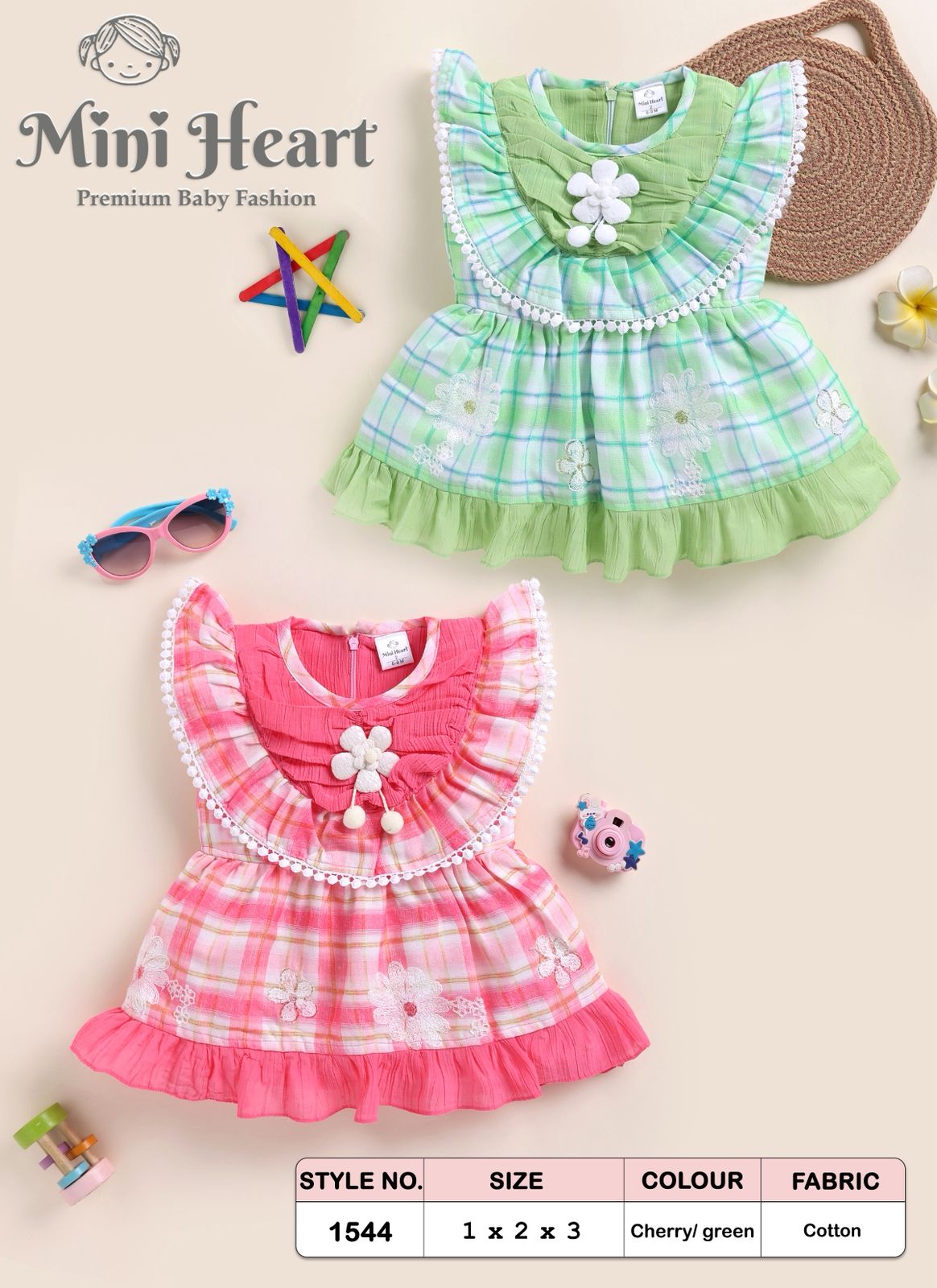 πΆ Premium Baby Girl Frock | 6β18M | βΉ495