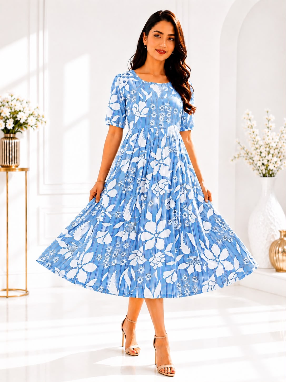 Trending Knee-Length Frock for Women | Like n Like |