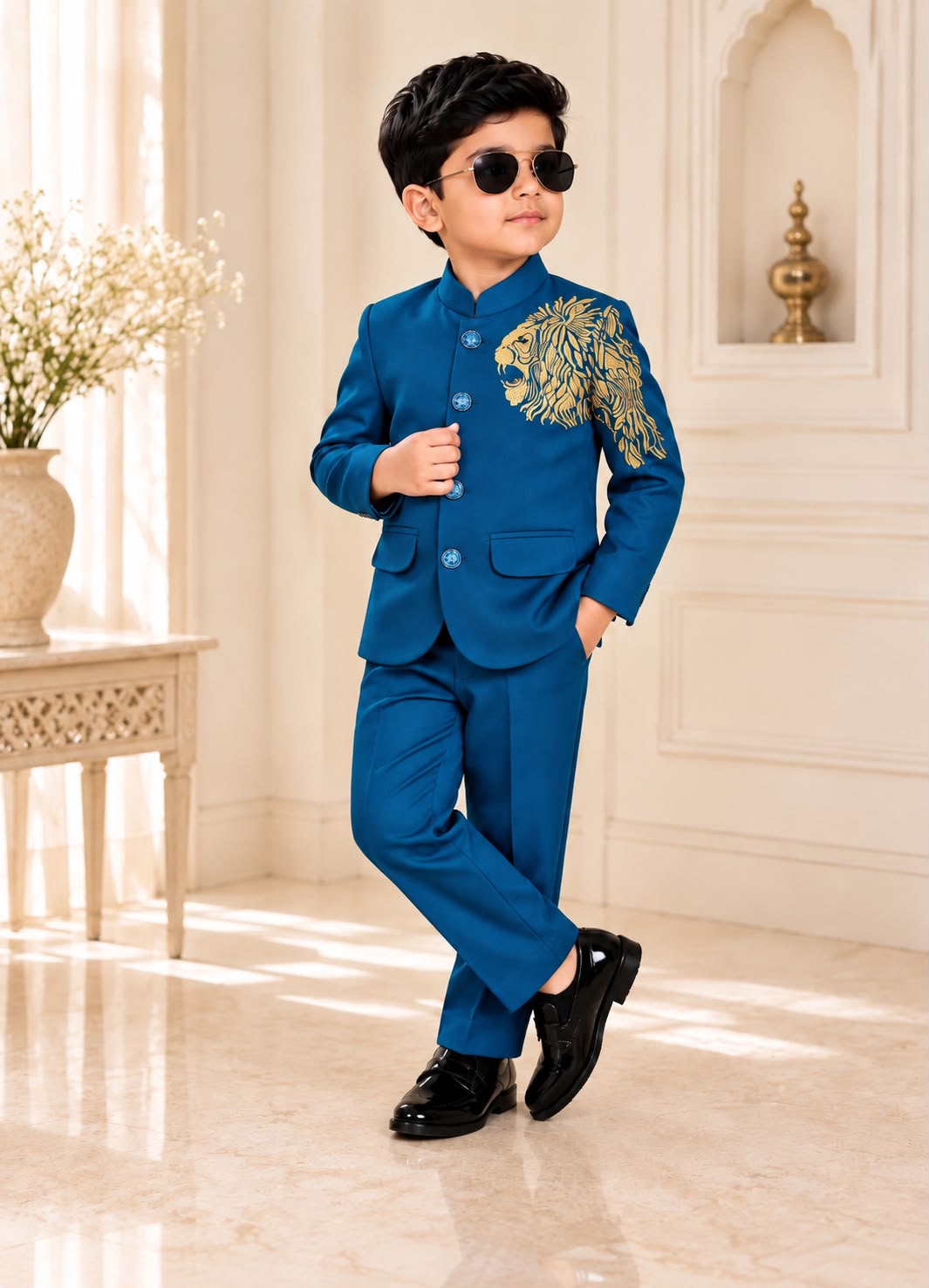 🚨PRE-ORDER 🚨DISPATCH AFTER 1 WEEK | BOYS PREMIUM ARMANI JODHPURI PARTY WEAR SUIT