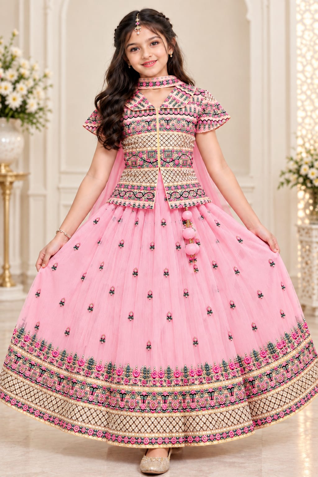 πΈ PREMIUM PARTY WEAR FLORAL DESIGN LEHENGAS πΈ
