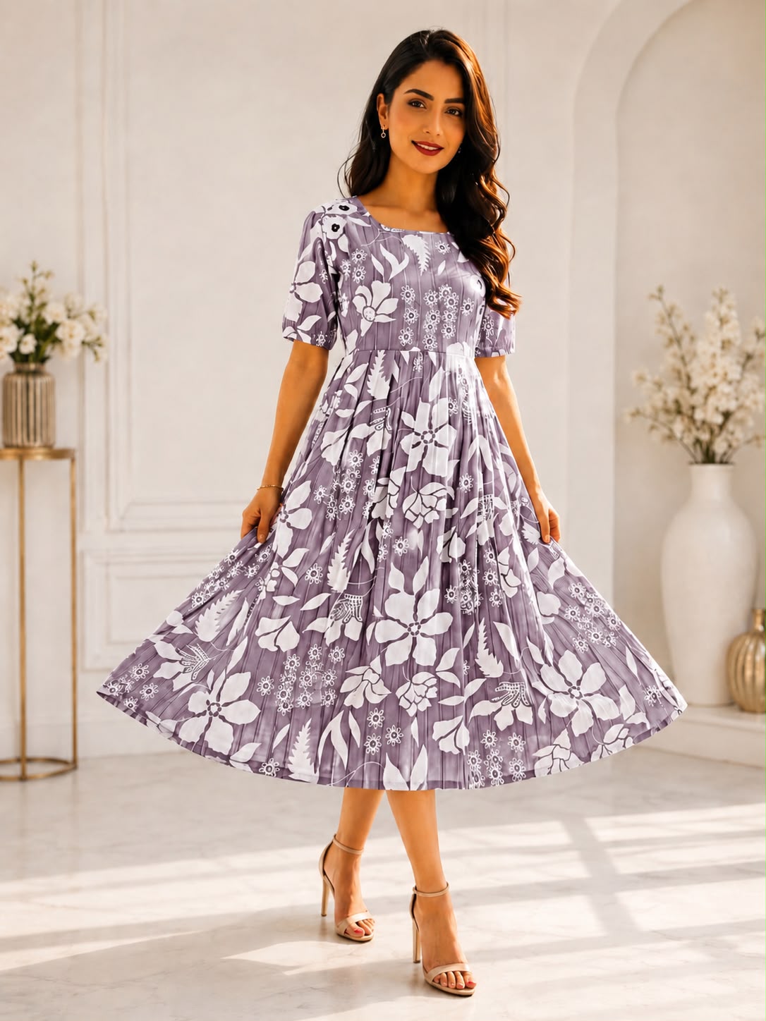 Trending Knee-Length Frock at Just ₹550 With Free Shipping | Sizes XL, XXL | Like n Like Exclusive
