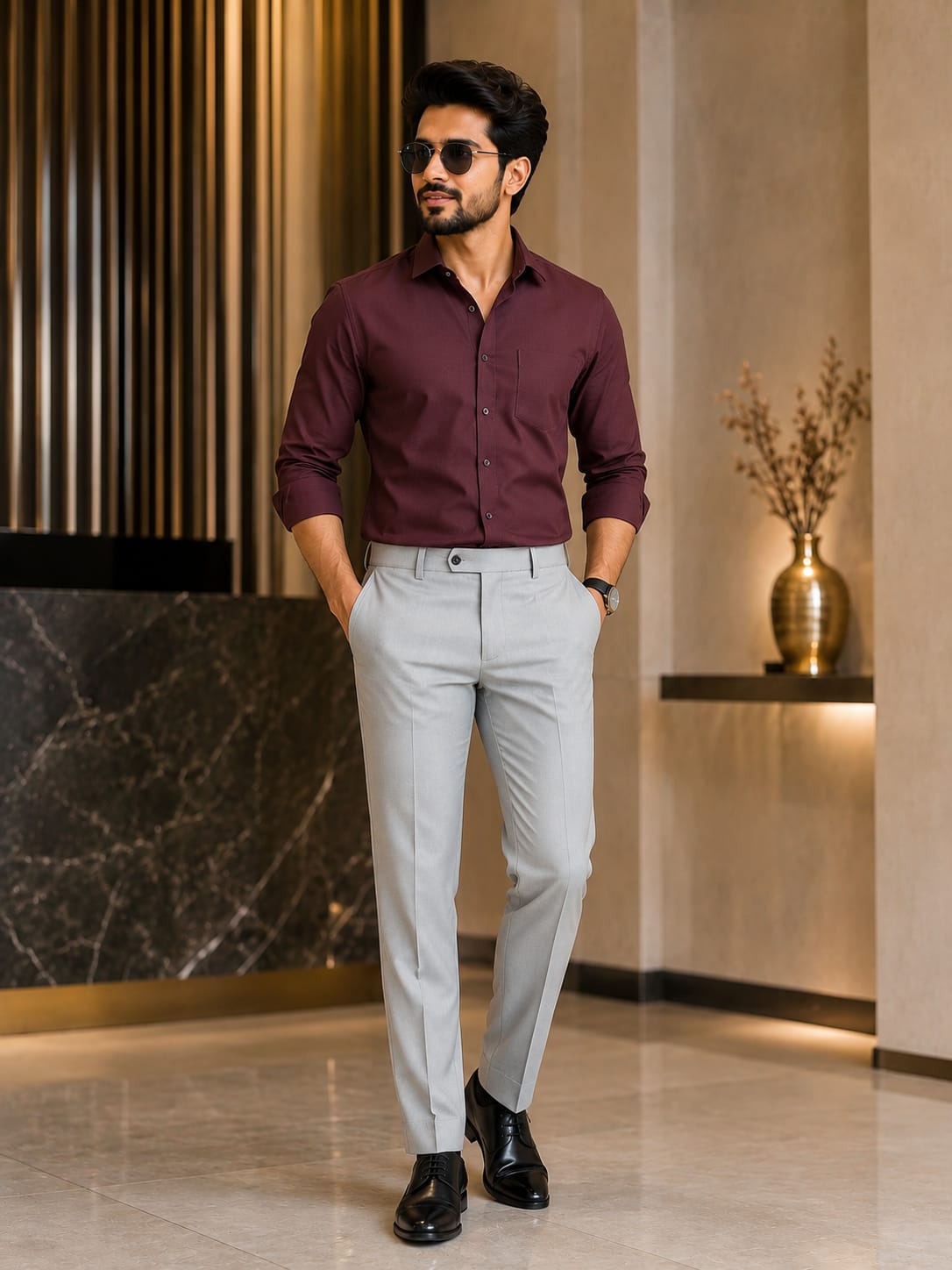 Mens Premium Formal Shirt+Trouser outfit combo offer
