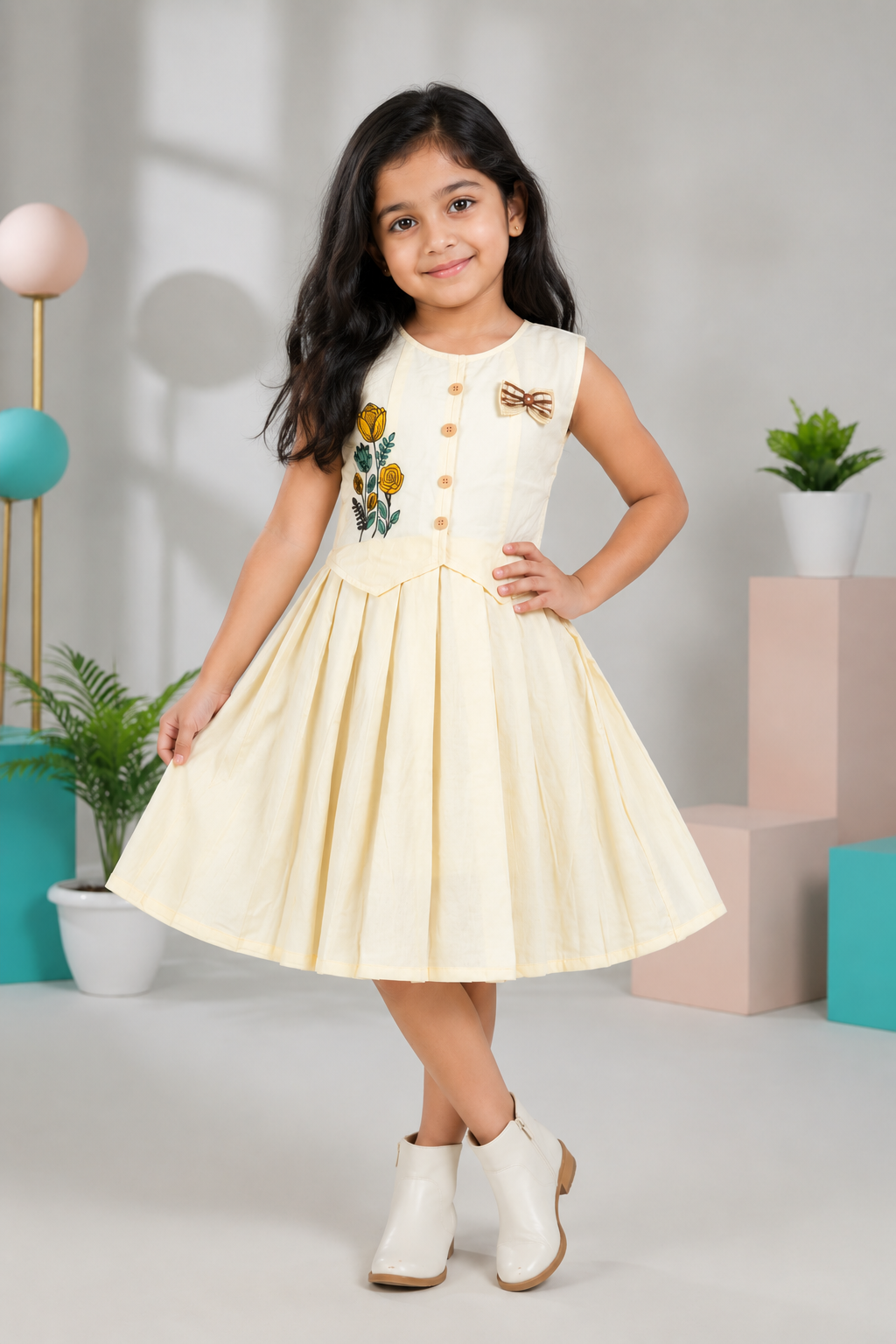 Rose Model ā Kids Party Wear Dress