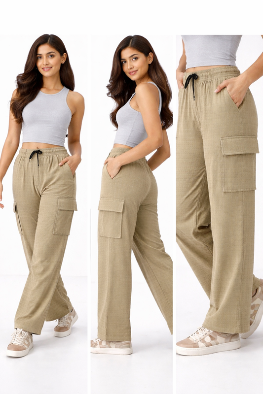 🔥 Pack of 4 Cargo Palazzo Pants @ Just ₹999 | Limited Stock