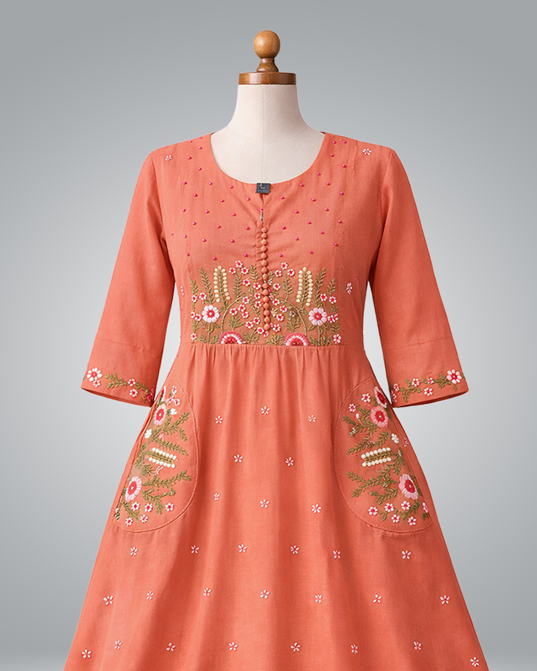 Chanderi Bloom Tunic