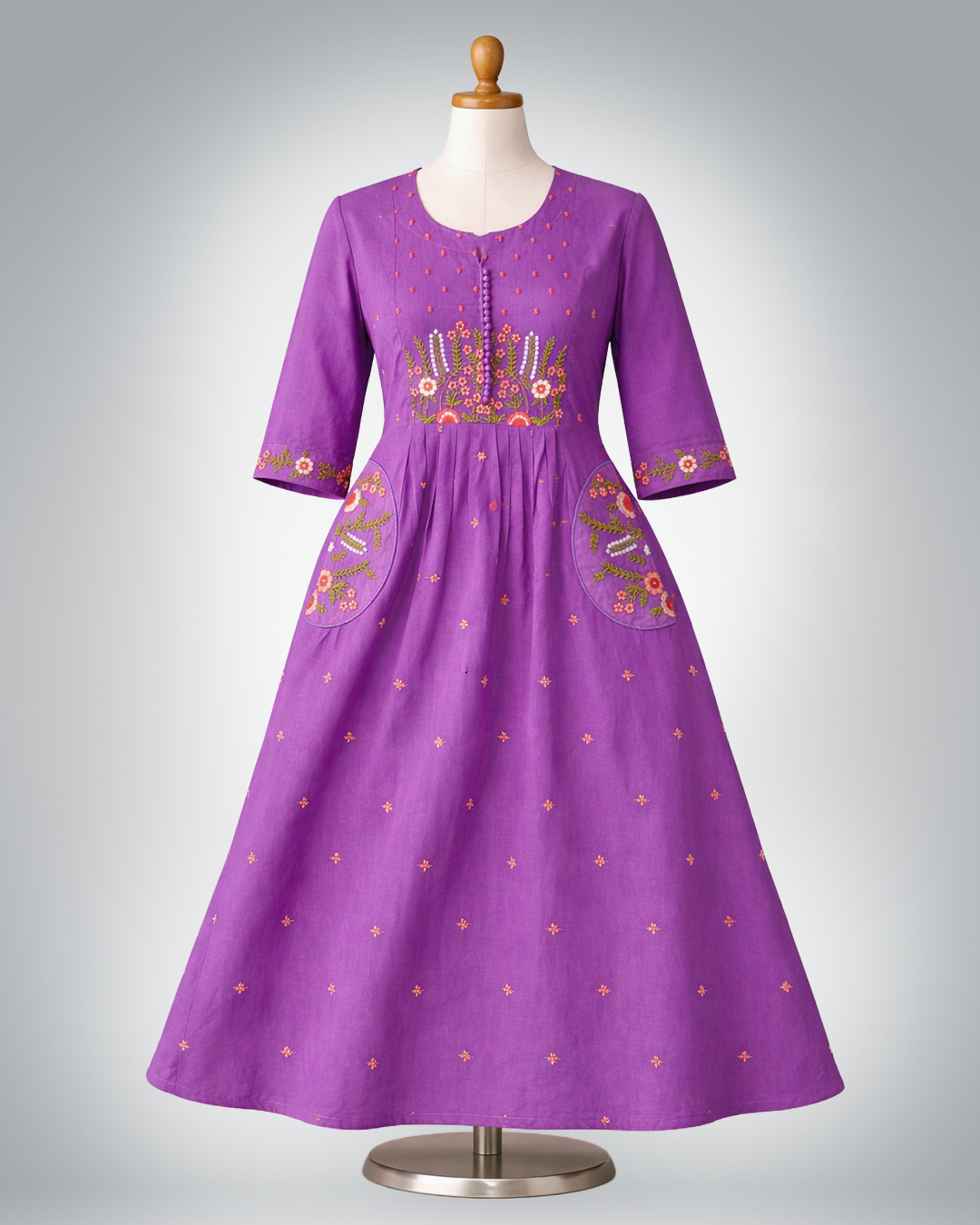 Chanderi Bloom Tunic