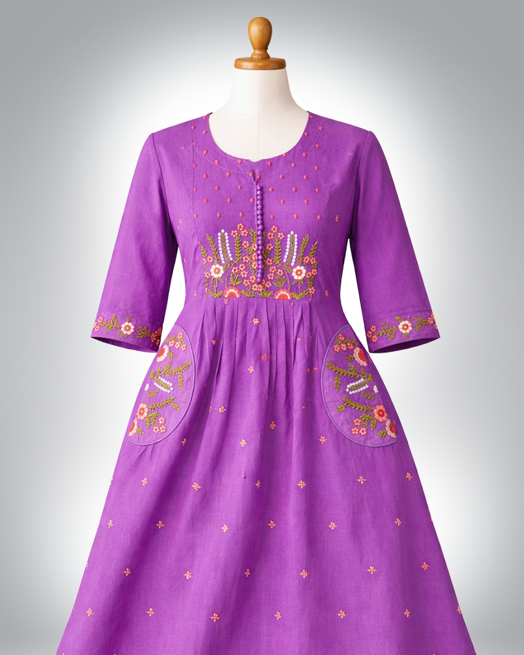 Chanderi Bloom Tunic