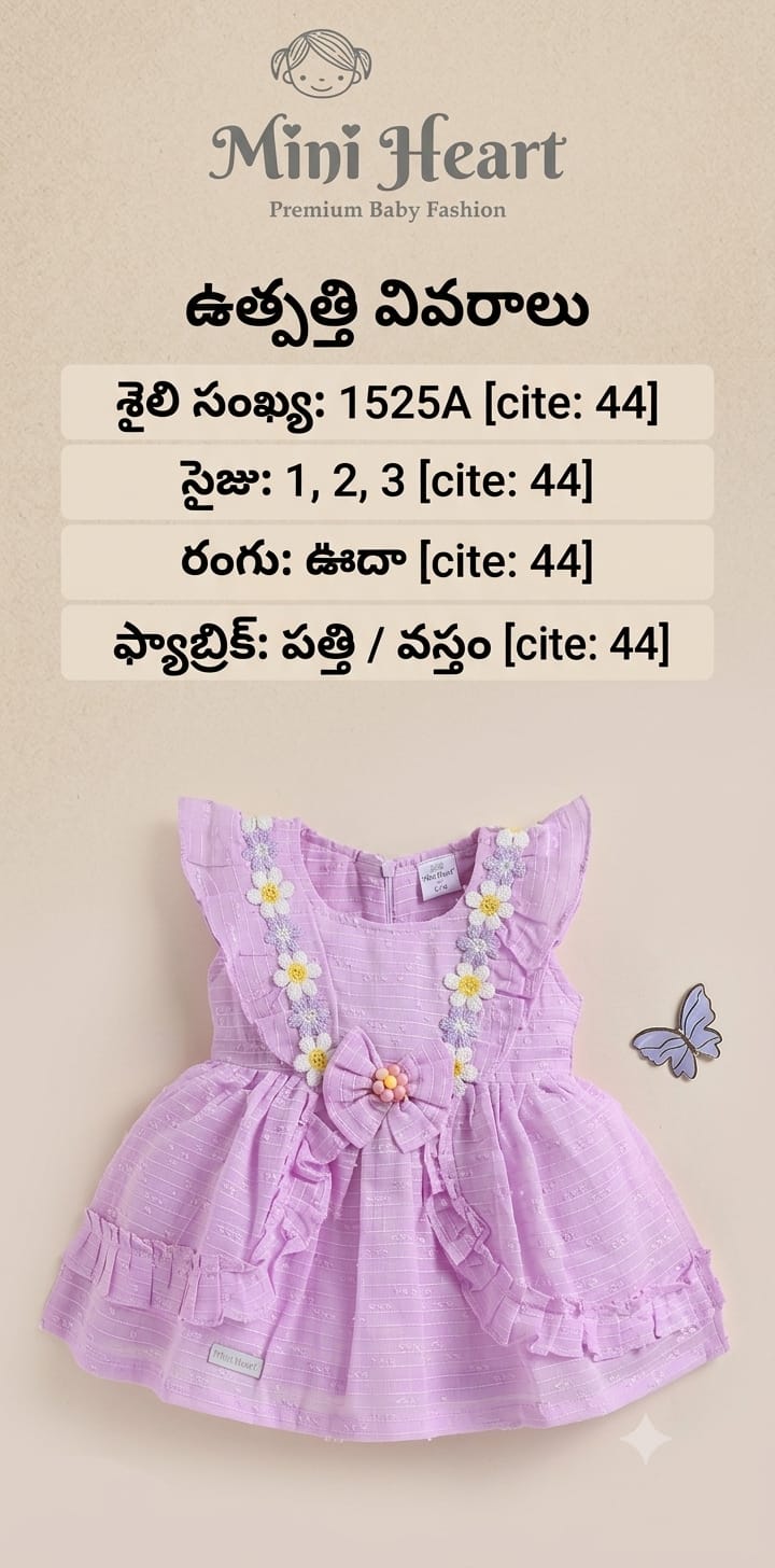 Kids Wear in Vijayawada - Cute Baby Girl Fancy Party Wear Frock | Like N Like