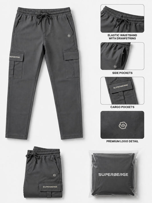 Buy Premium Men Cargo Track Pants Online | Like n Like