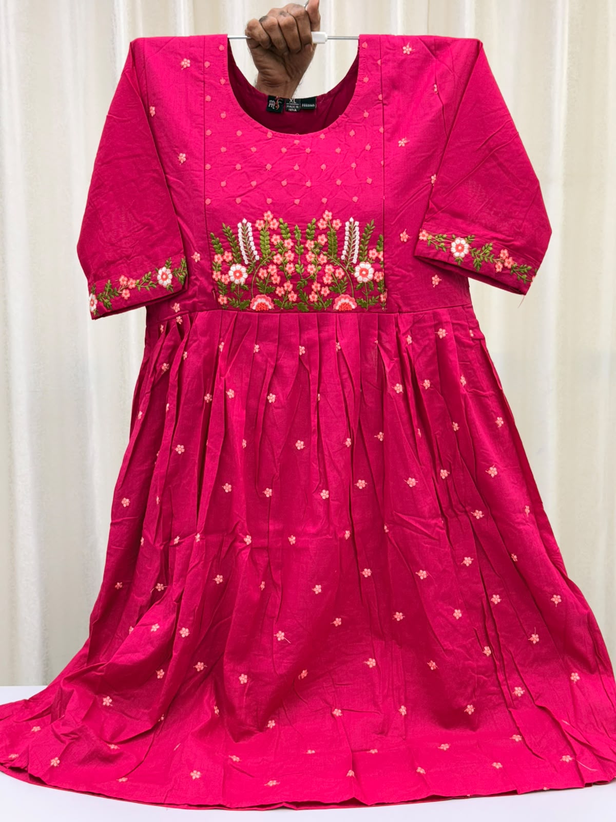 Mul Cotton Feeding Dress |  Pocket