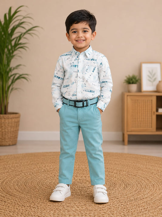 Boys Pant Shirt Set 5–6 Years – Latest Kids Fashion | LIKE N LIKE Vijayawada