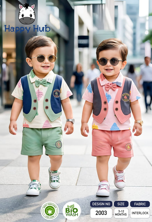 Kids Wear Vijayawada - Baby Boys Trendy Western Birthday Party Wear Dress | Like N Like