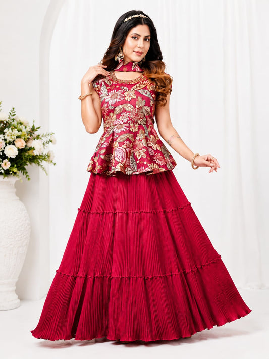 Kids Floral Ghagra Choli Set | Like N Like