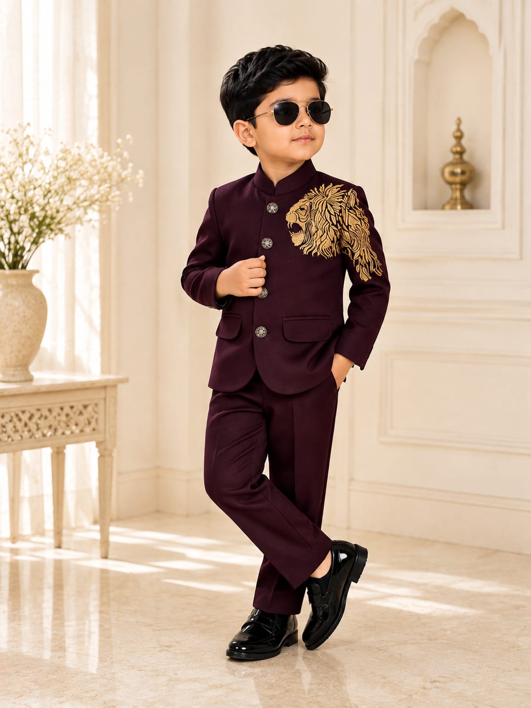 🚨PRE-ORDER 🚨DISPATCH AFTER 1 WEEK | BOYS PREMIUM ARMANI JODHPURI PARTY WEAR SUIT