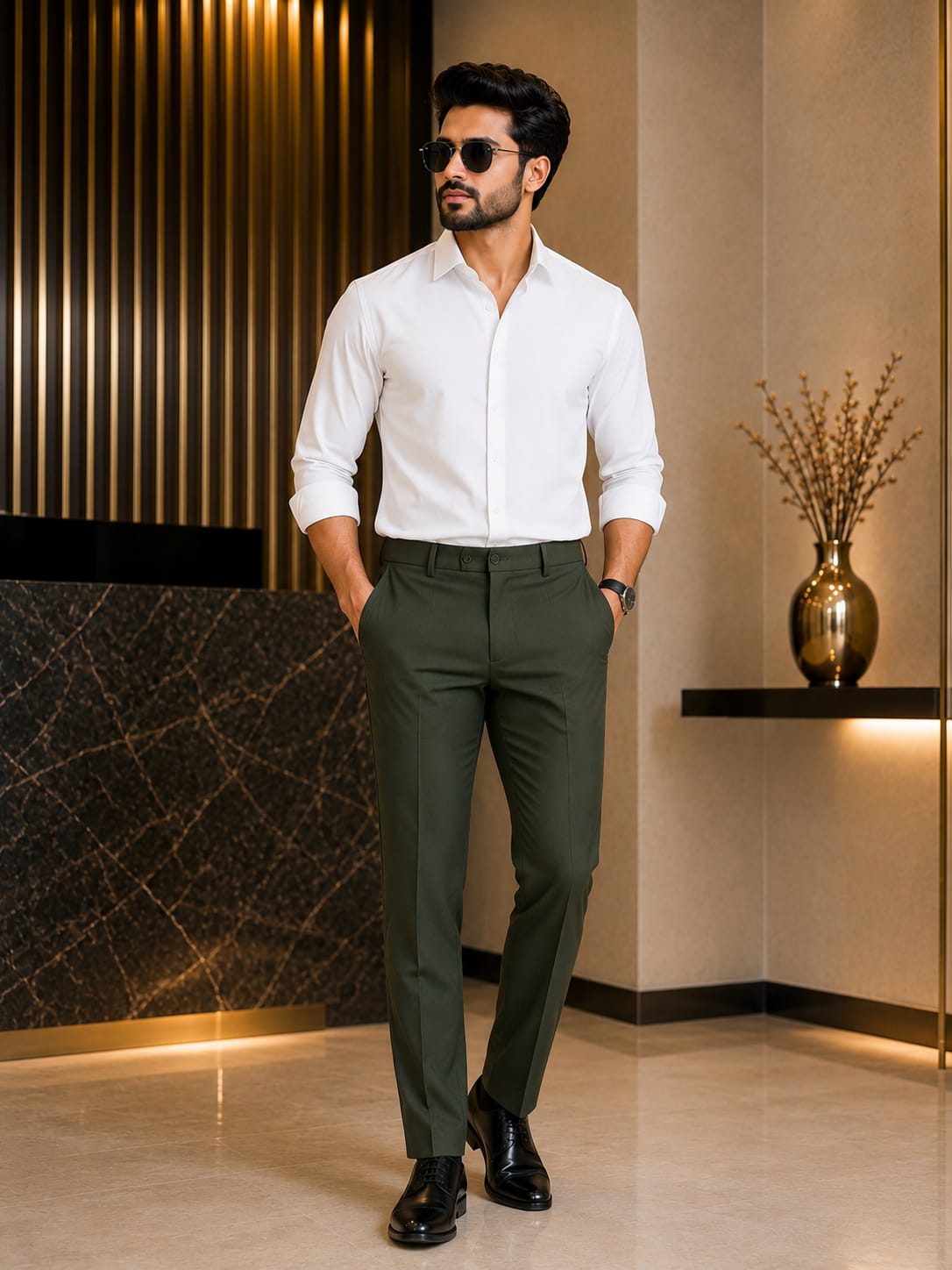 Mens Premium Formal Shirt+Trouser outfit combo offer
