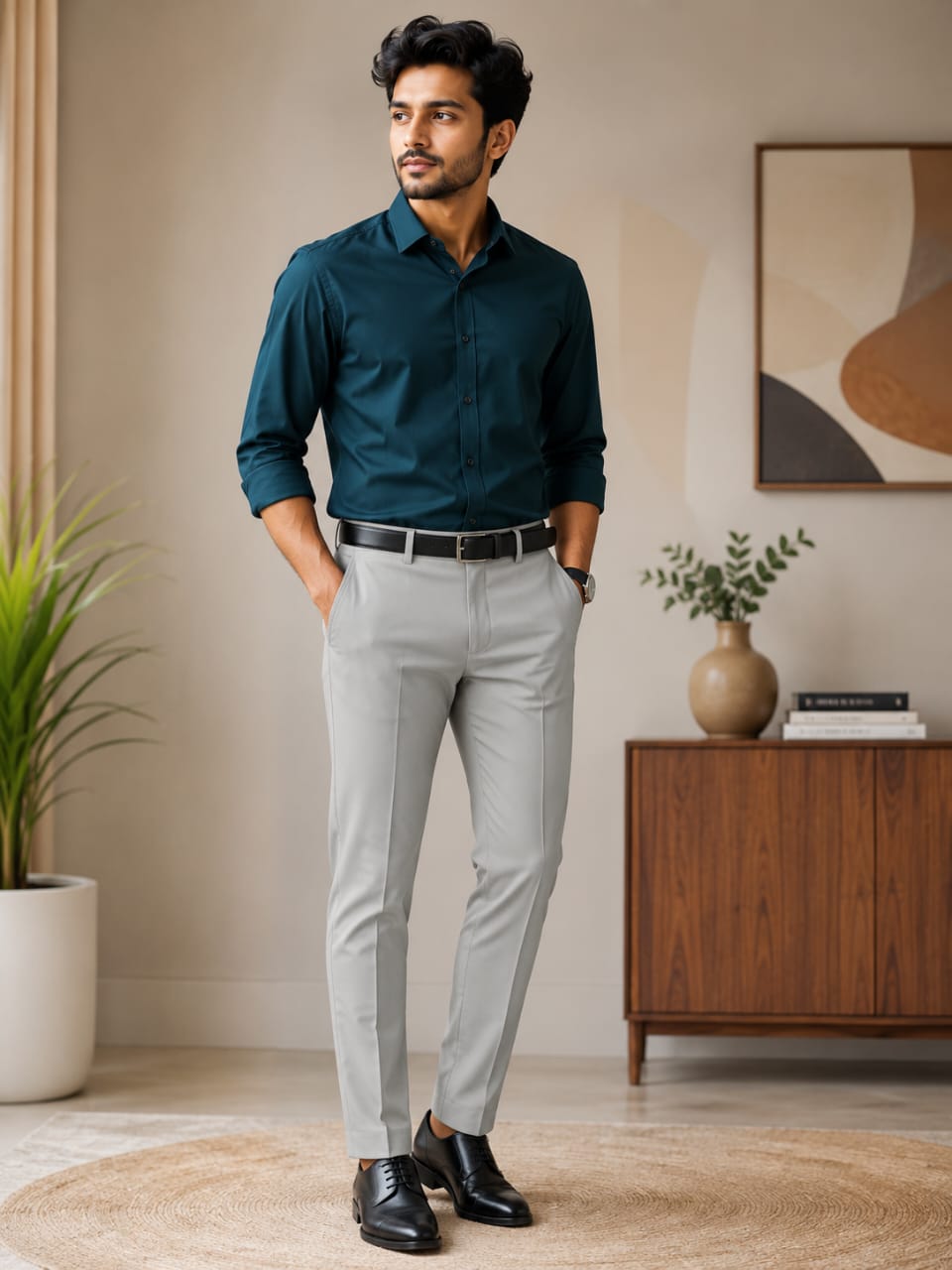 Mens Premium Formal Shirt+Trouser outfit combo offer