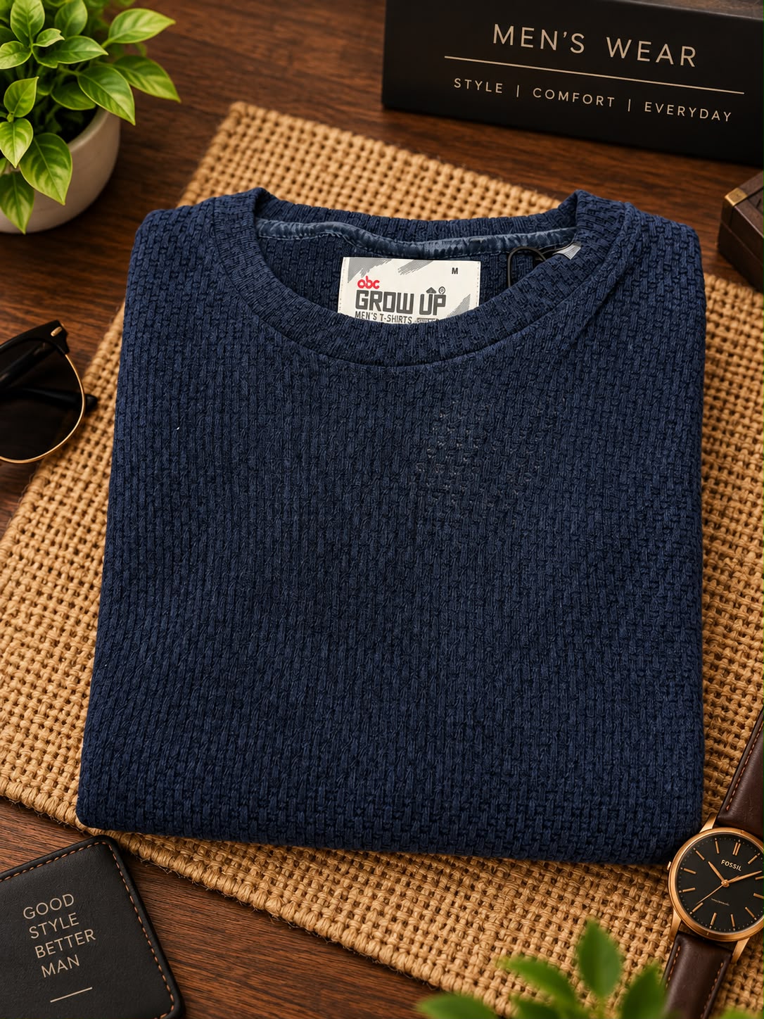 Grow Up Jute Full Sleeve T-Shirt | LIKE N LIKE Vijayawada