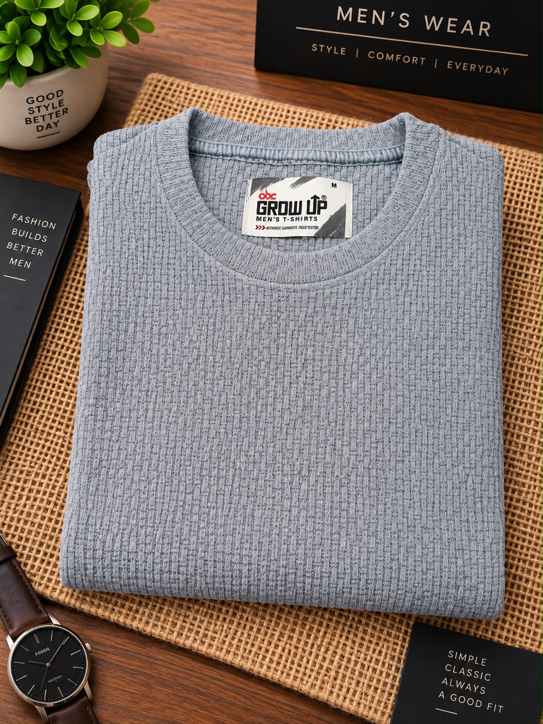 Grow Up Jute Full Sleeve T-Shirt | LIKE N LIKE Vijayawada