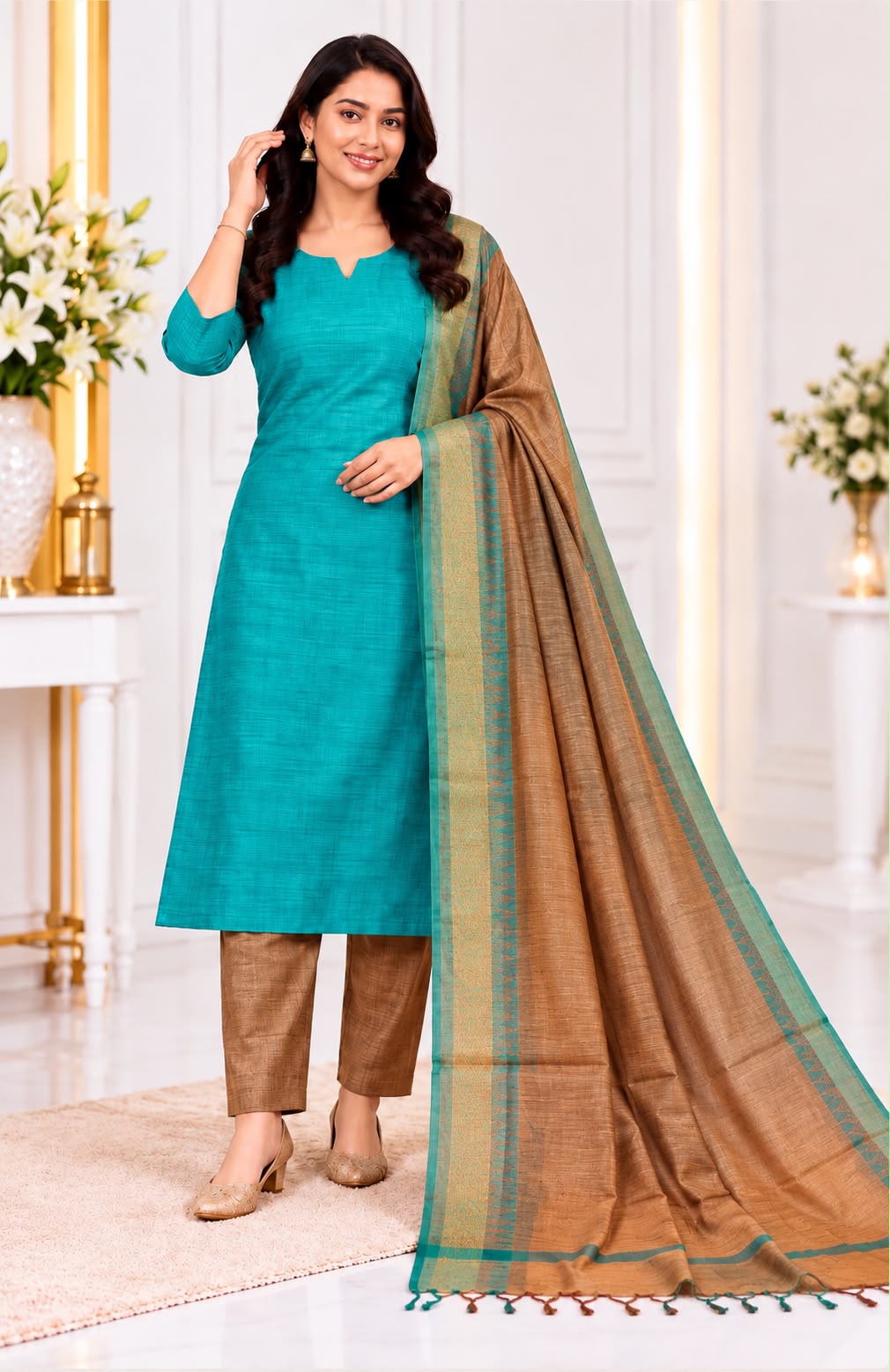 MANGALAGIRI TISSUE 3-PIECE SET