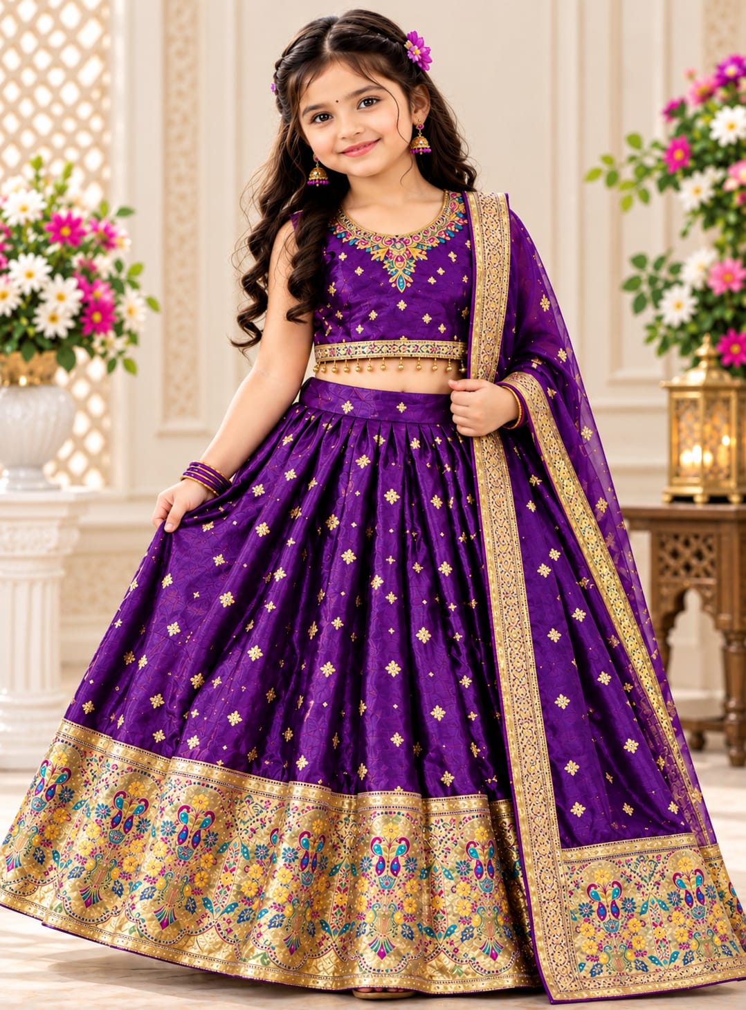 👑 PREMIUM PATTU KALAMKARI LEHENGAS 👑