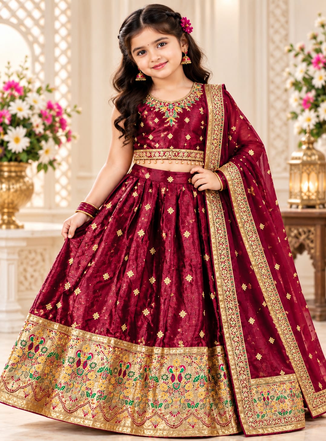 👑 PREMIUM PATTU KALAMKARI LEHENGAS 👑