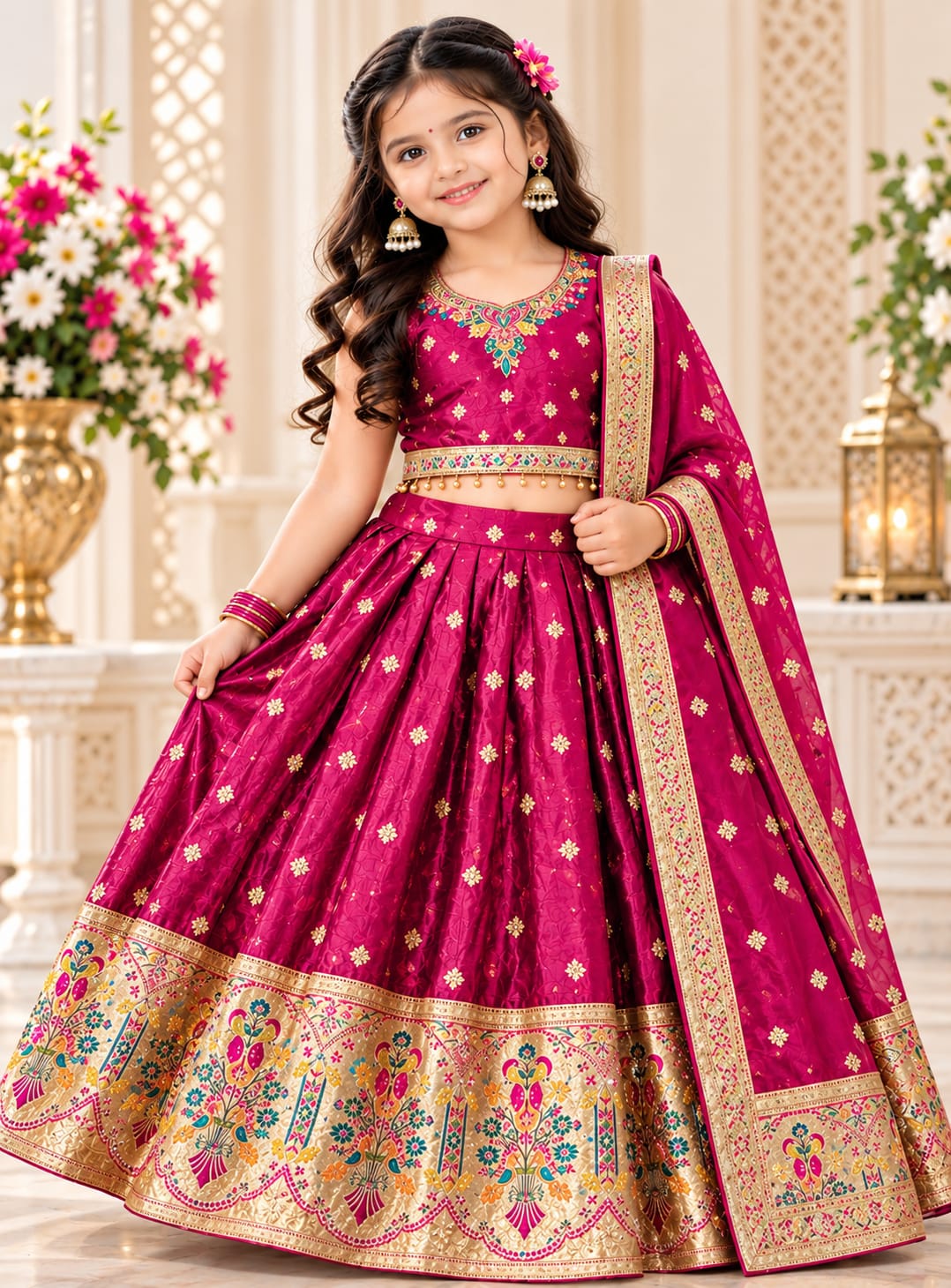 👑 PREMIUM PATTU KALAMKARI LEHENGAS 👑