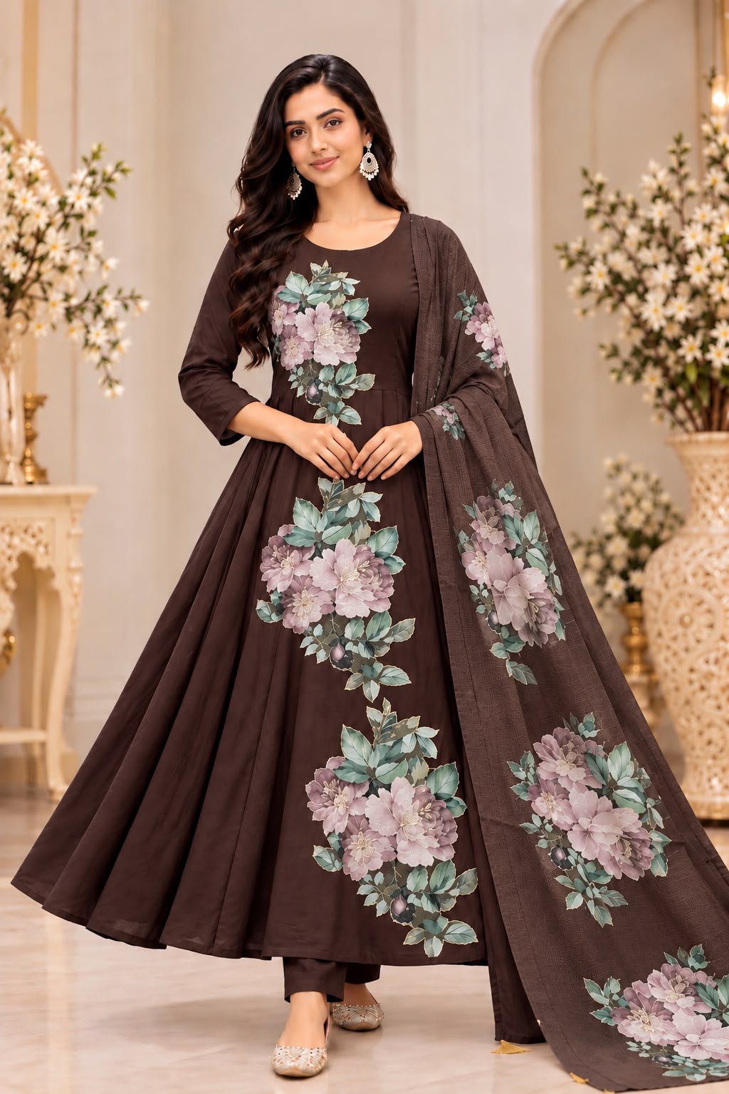 🌸MalChenderi UMBRELLA FLORAL DESIGN 3-PIECE SET