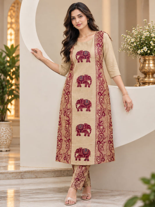 Best Kalamkari Co-Ord Sets | Like N Like Clothing Vijayawada
