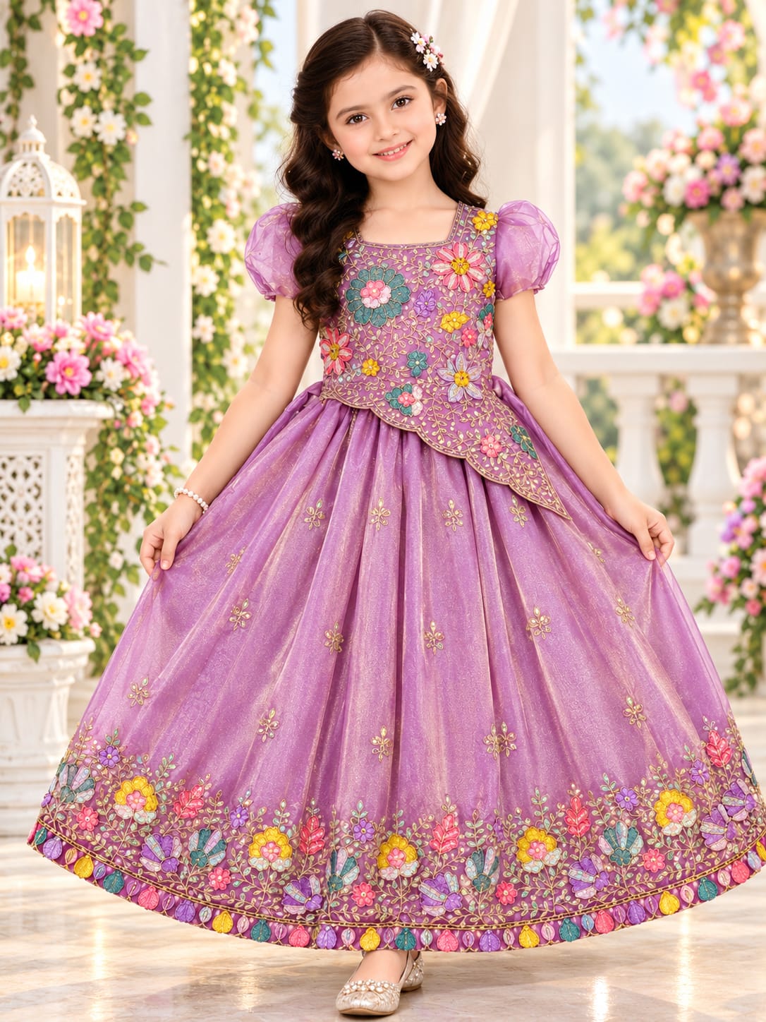 👗👑PREMIUM ETHNIC KIDS PARTYWEAR FANCY FROCKS 👑👗