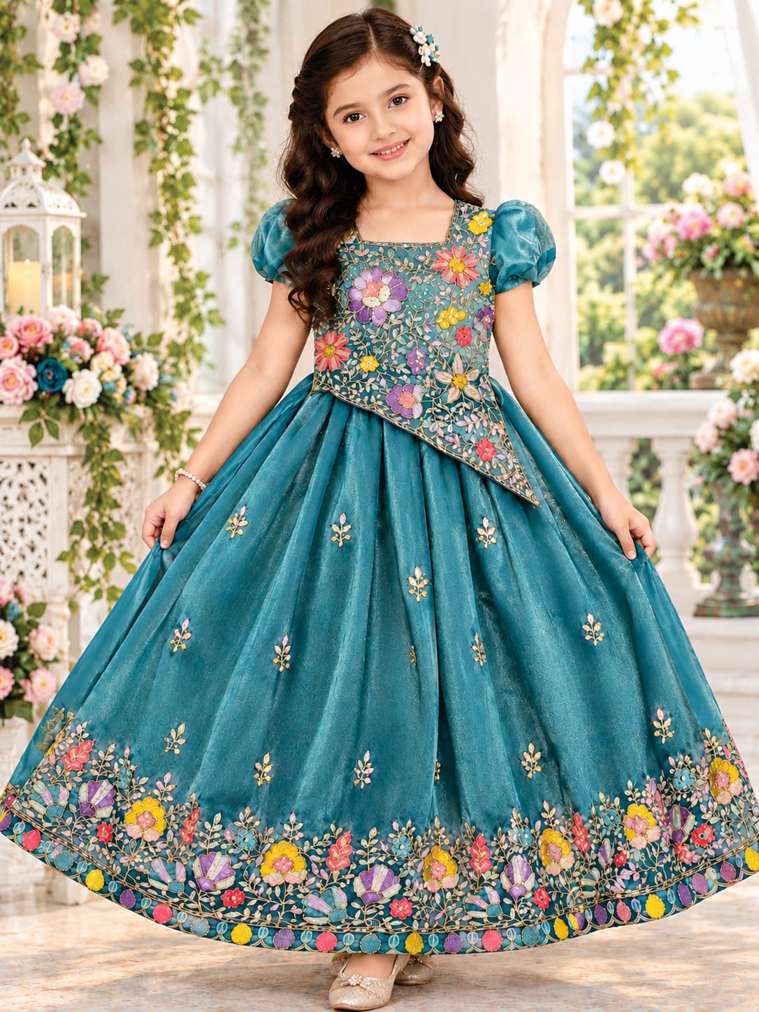 👗👑PREMIUM ETHNIC KIDS PARTYWEAR FANCY FROCKS 👑👗
