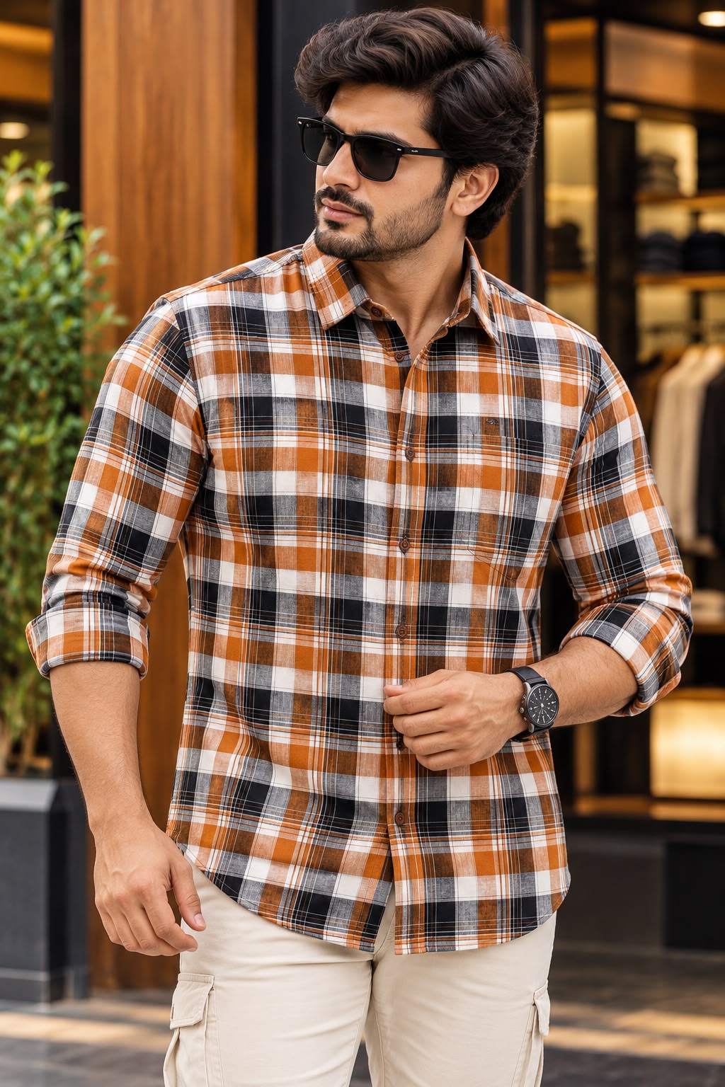 PREMIUM LINEN CHECKS SHIRTS