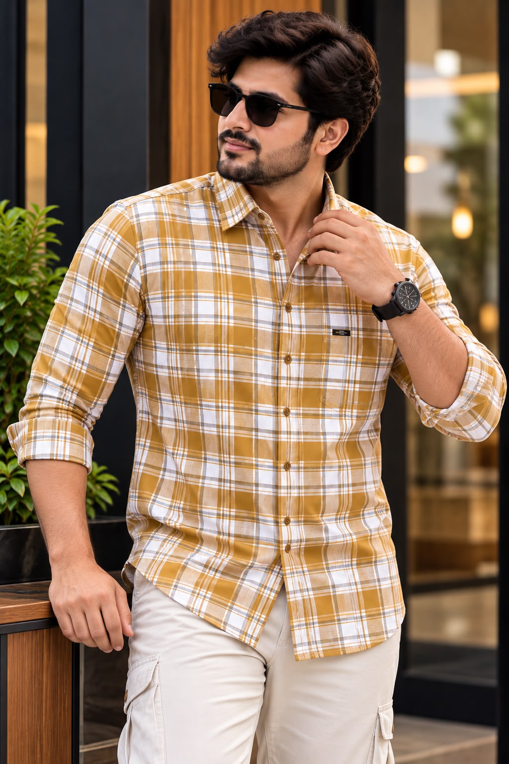 PREMIUM LINEN CHECKS SHIRTS