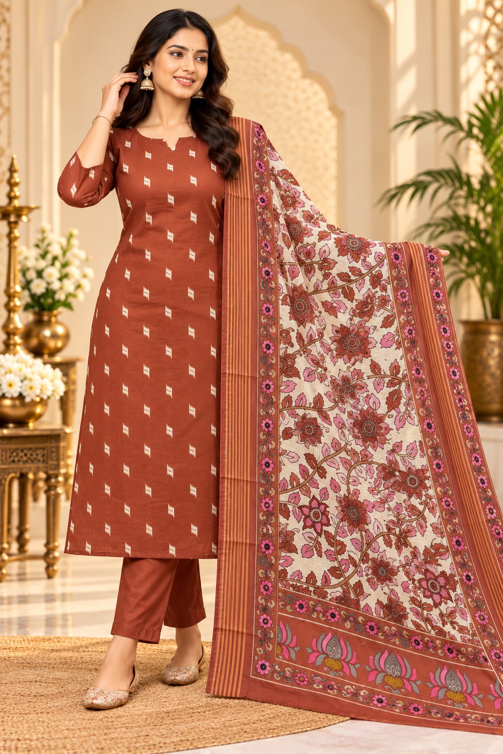 Jamdani 3-Piece Set -Trendy Design