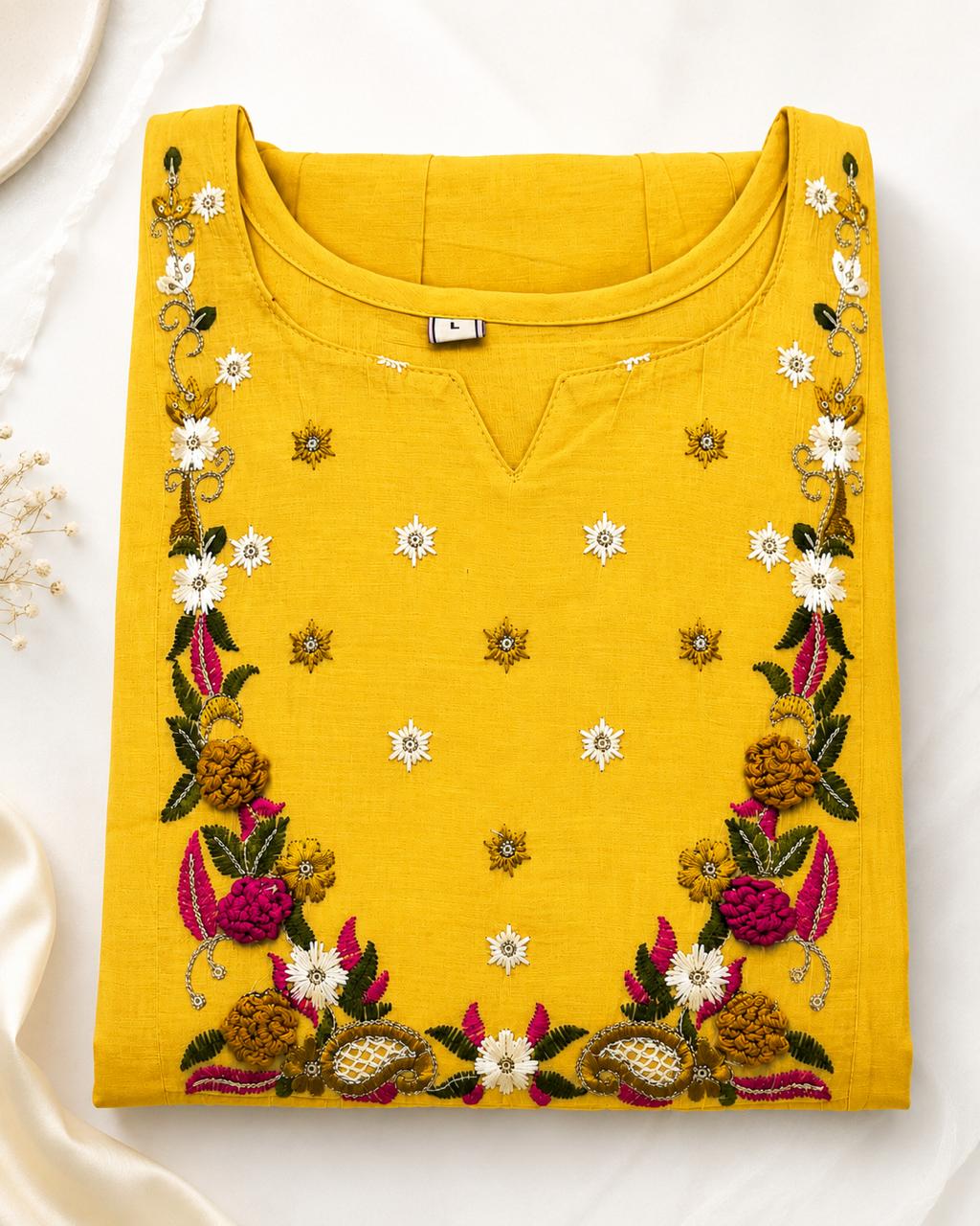 Luxury Party Wear Mul Chanderi 3-Piece Set (With Free Shipping)