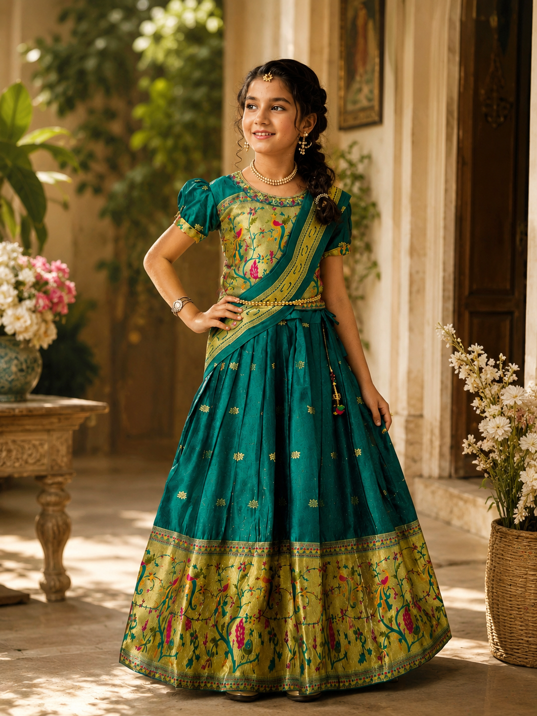 Peacock Lehenga Choli Set