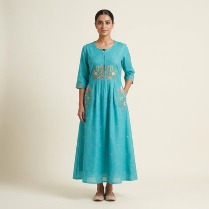 Chanderi Bloom Tunic