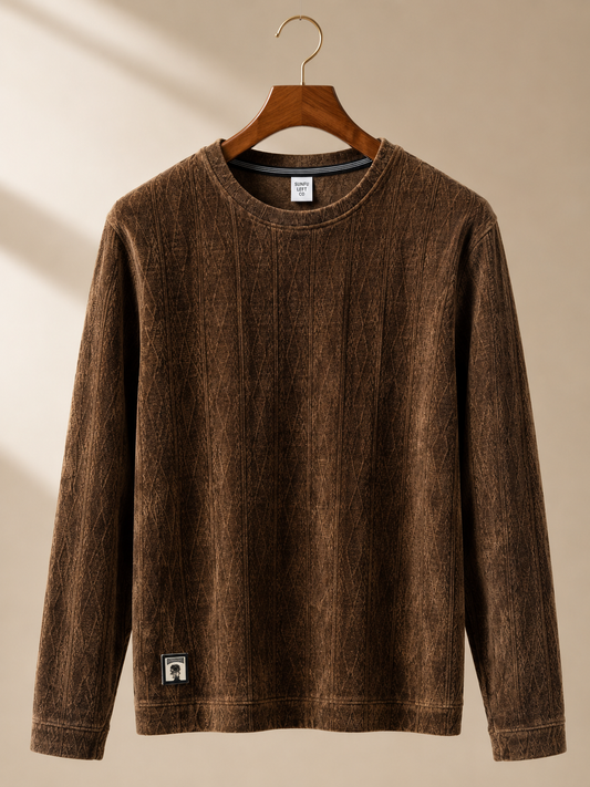 Funky Full Sleeve Round Neck Knit T Shirts - Like N Like | Mens