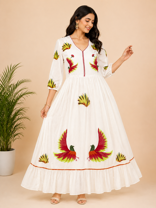 Mul Cotton frock | Swan