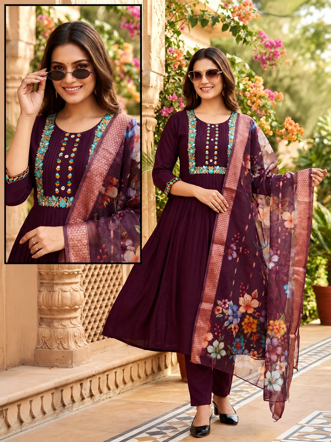 🔥 Ashada Bumper Sale | Premium Roman Silk 3 Pcs Suit Set | Free Shipping | ₹899