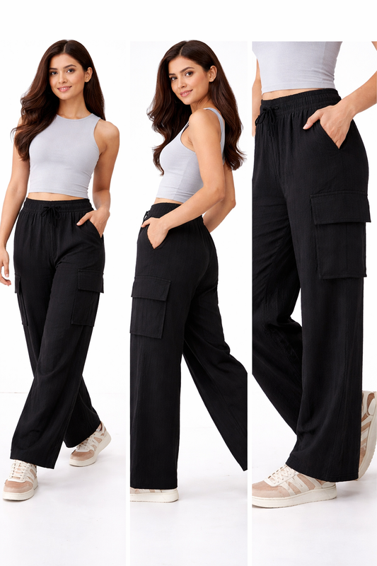 🔥 Pack of 4 Cargo Palazzo Pants @ Just ₹999 | Limited Stock