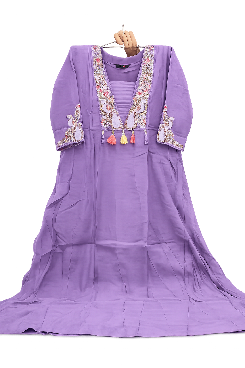 Mal Chenderi 💜 Premium Embroidered Frock