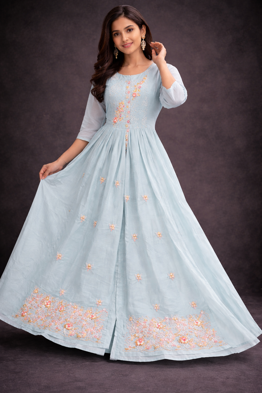 Floral | Mal chenderi frock